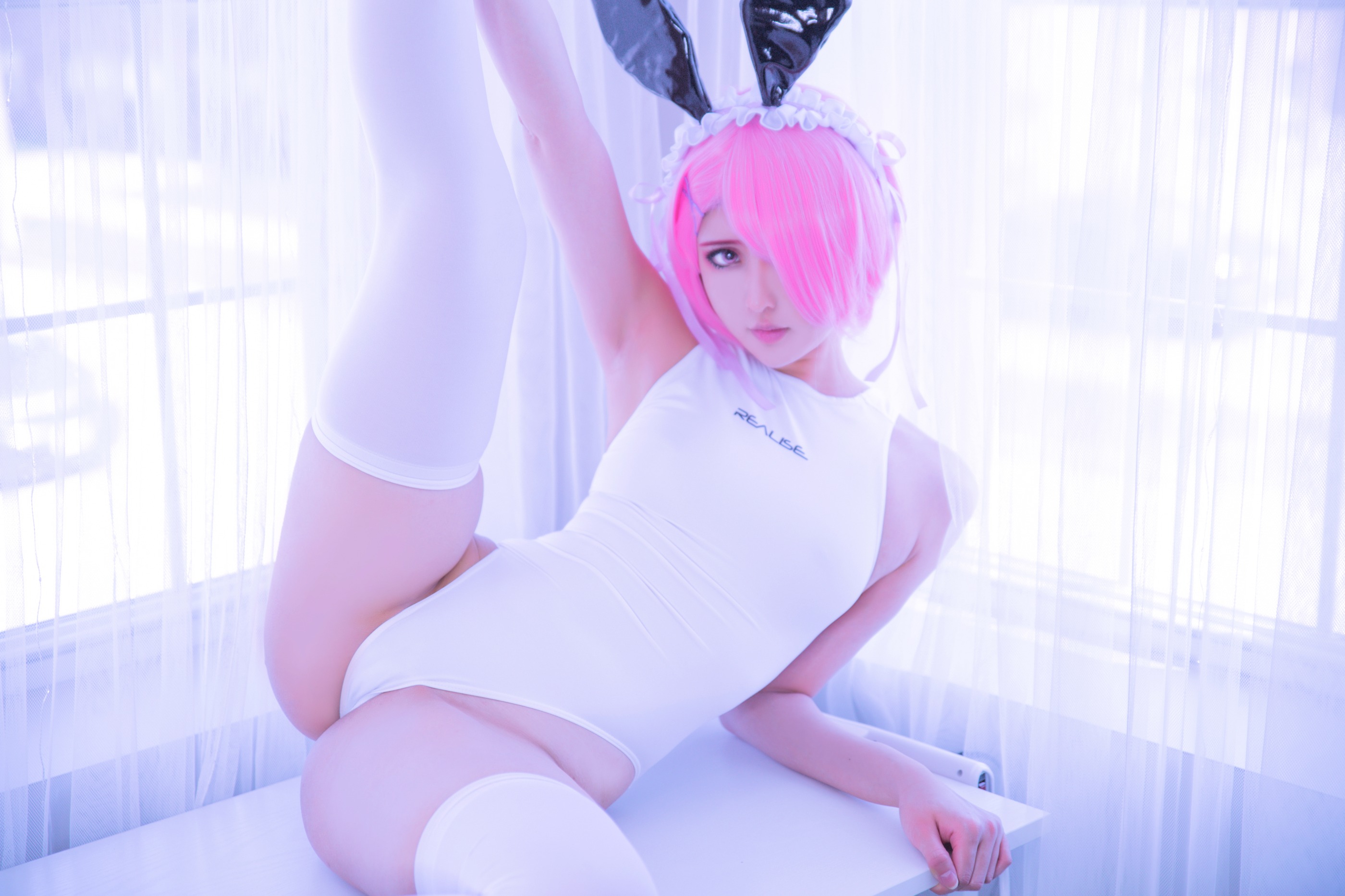 图片[1]-MissWarmJ – NO.040 Ram Swimming Suit Outfit[11P]-XikXak